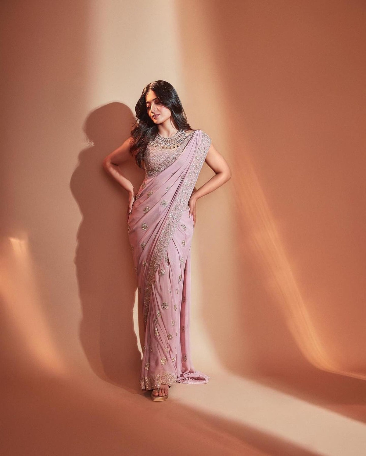 Buy Pink Colour Sarees Online At Best Prices - Joshindia