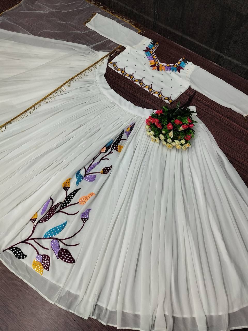 LAUNCHING NEW BRIDAL WEAR CHINE SEQUENCE WORK LEHENGA - Joshindia