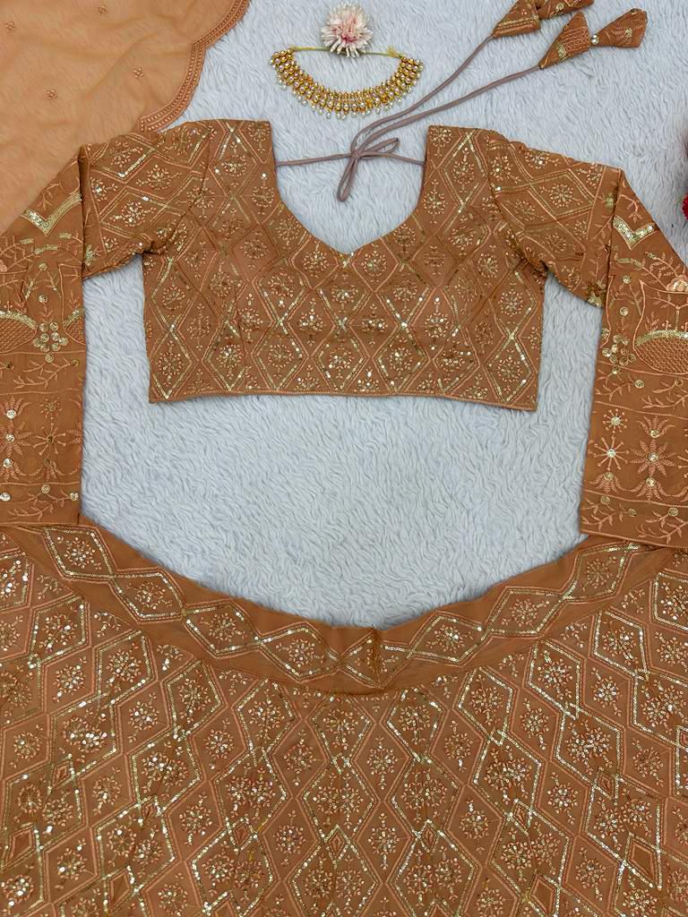 Indian Heavy Blouse Lehenga Choli Online - Joshindia