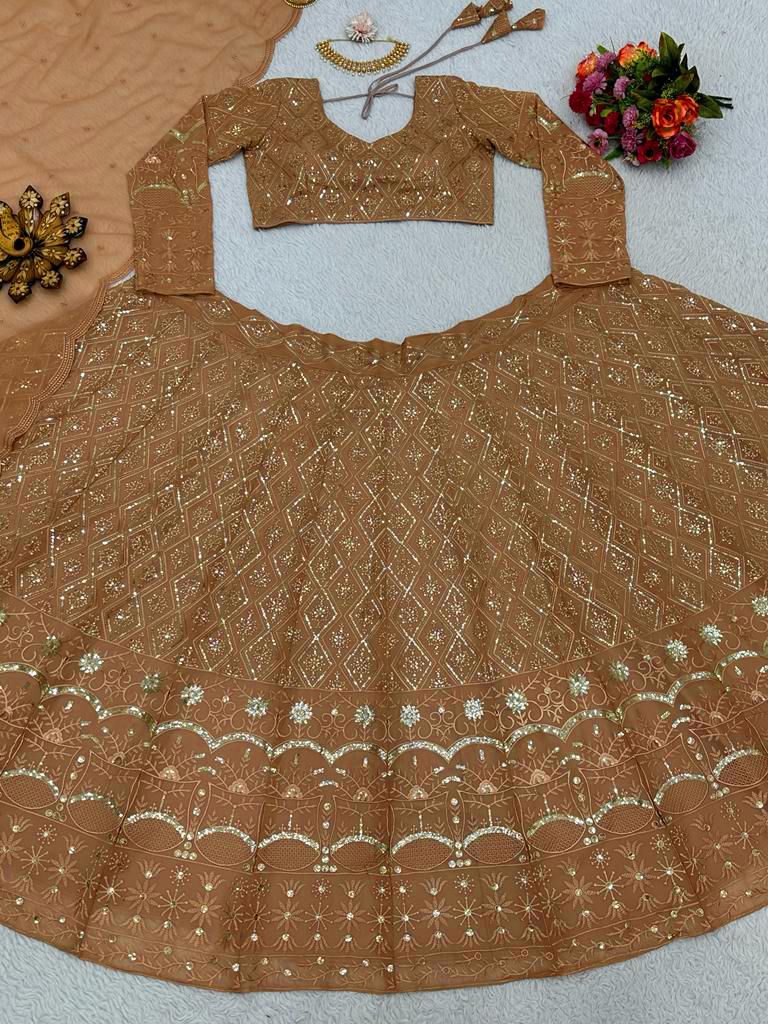 Indian Heavy Blouse Lehenga Choli Online - Joshindia