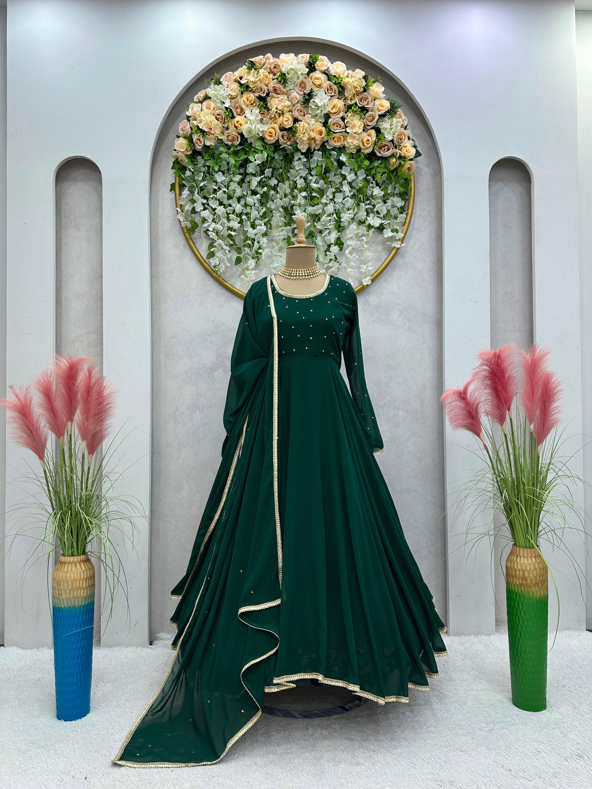 Buy Green Salwar Suits For Women Online - Joshindia