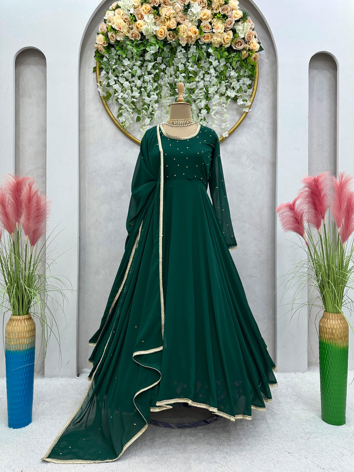Buy Green Salwar Suits For Women Online - Joshindia