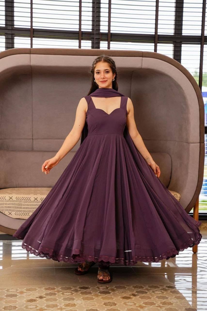 Buy Mauve Suits for Women Online in India - Joshindia