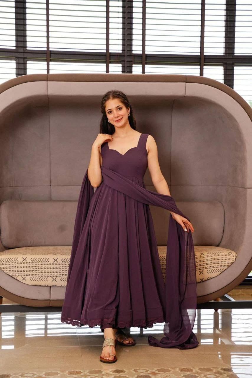 Buy Mauve Suits for Women Online in India - Joshindia