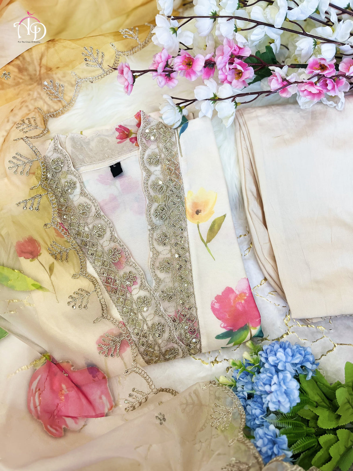 Buy Organza Suits Online at the Best Price - Joshindia