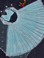 Buy Sky Blue Lehenga Choli Online at Best Price - Joshindia