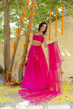 Pretty in Pink Lehenga Cholis - Joshindia