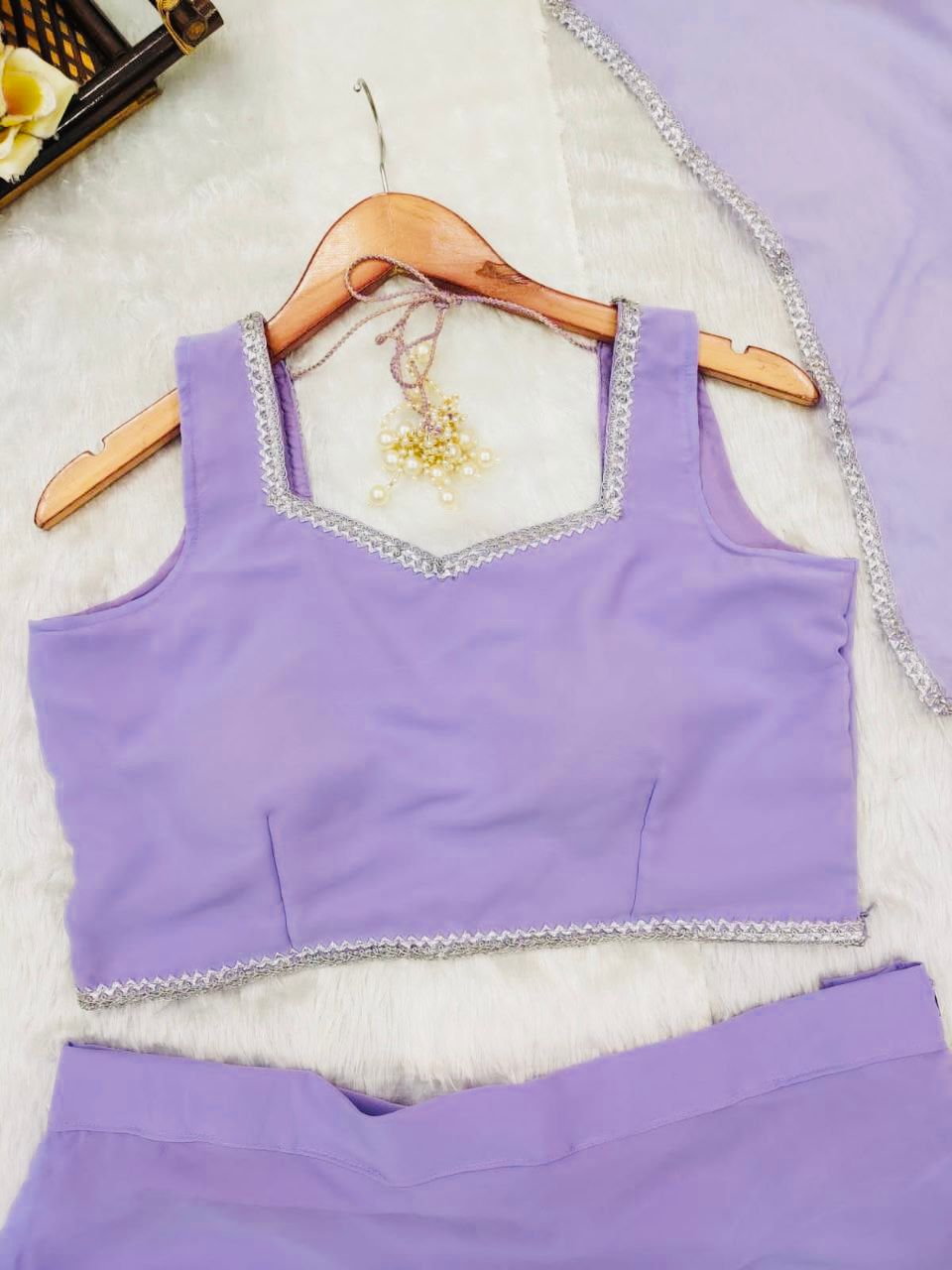 Lavender Lehenga Choli For Women - Joshindia