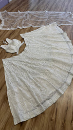 Georgette Embroidery With Sequins Work Wedding Wear Lehenga - Joshindia