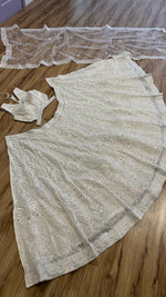 Georgette Embroidery With Sequins Work Wedding Wear Lehenga - Joshindia