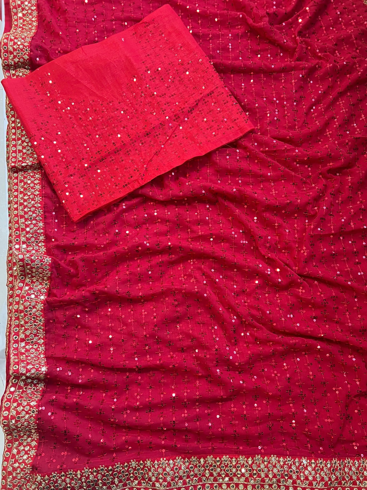 Buy Red Color Fashion Sarees Online - Joshindia