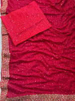Buy Red Color Fashion Sarees Online - Joshindia
