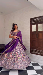 Buy Indian Designer Purple Lehenga Choli Online - Joshindia