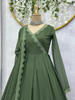 Buy Latest Green Color Indian Gown Online at Best Price - Joshindia