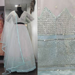 Buy Grey Colour Lehenga Choli Online - Joshindia