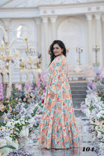stunning 3 piece koti style indo western suit of printed crop - Joshindia