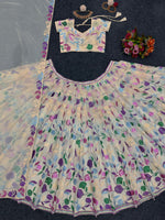 Buy Cream Color Lehenga Online At Best Price - Joshindia