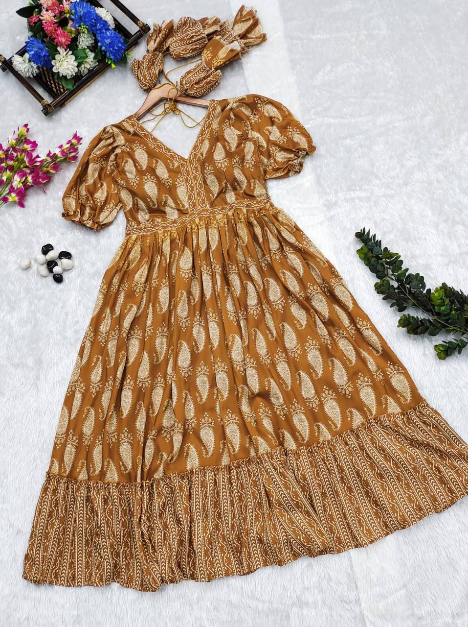 Shell Print One-Piece Maxi Dress - Joshindia