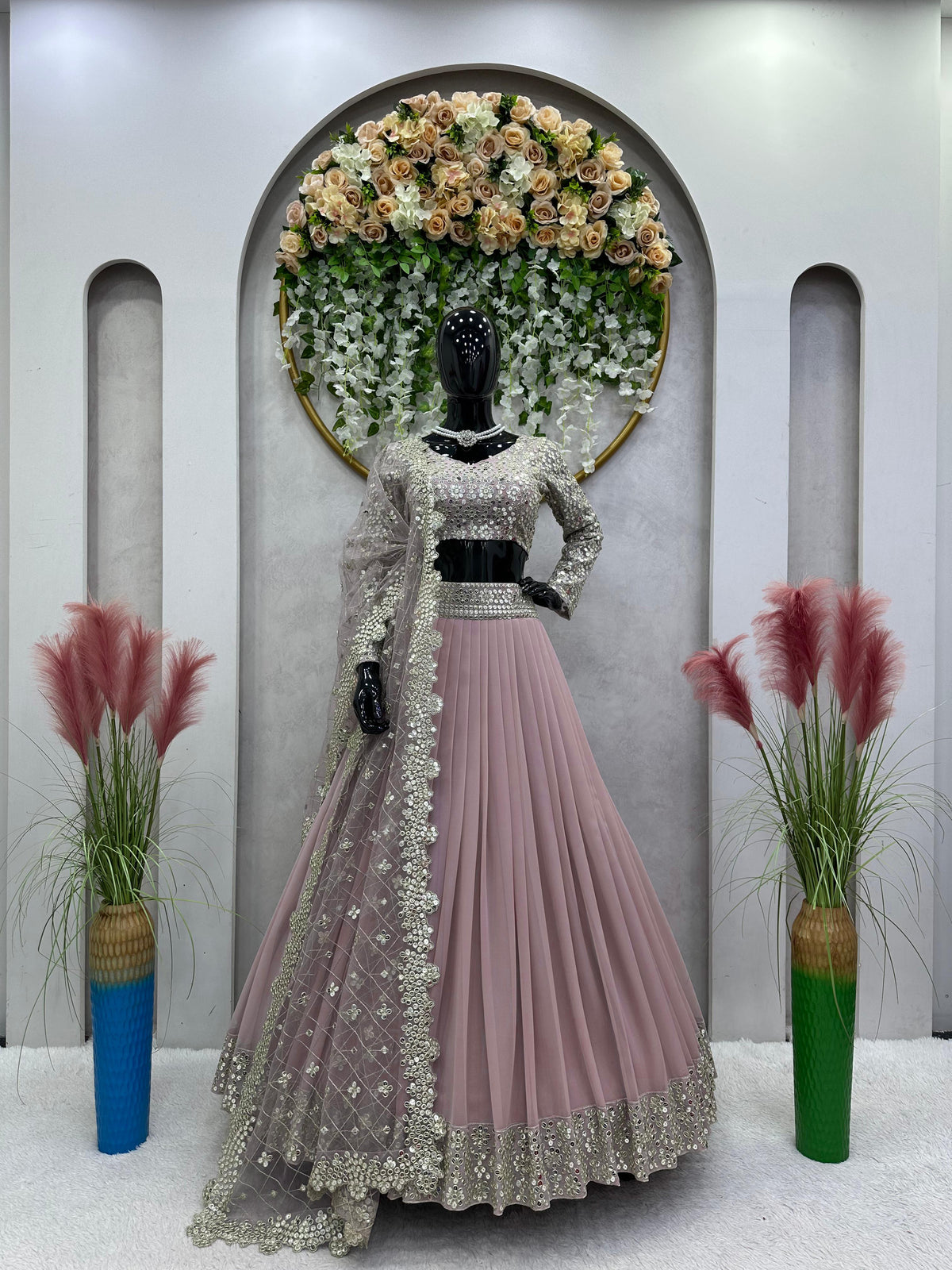 Desiger Georgette Lehenga Choli Online - Joshindia