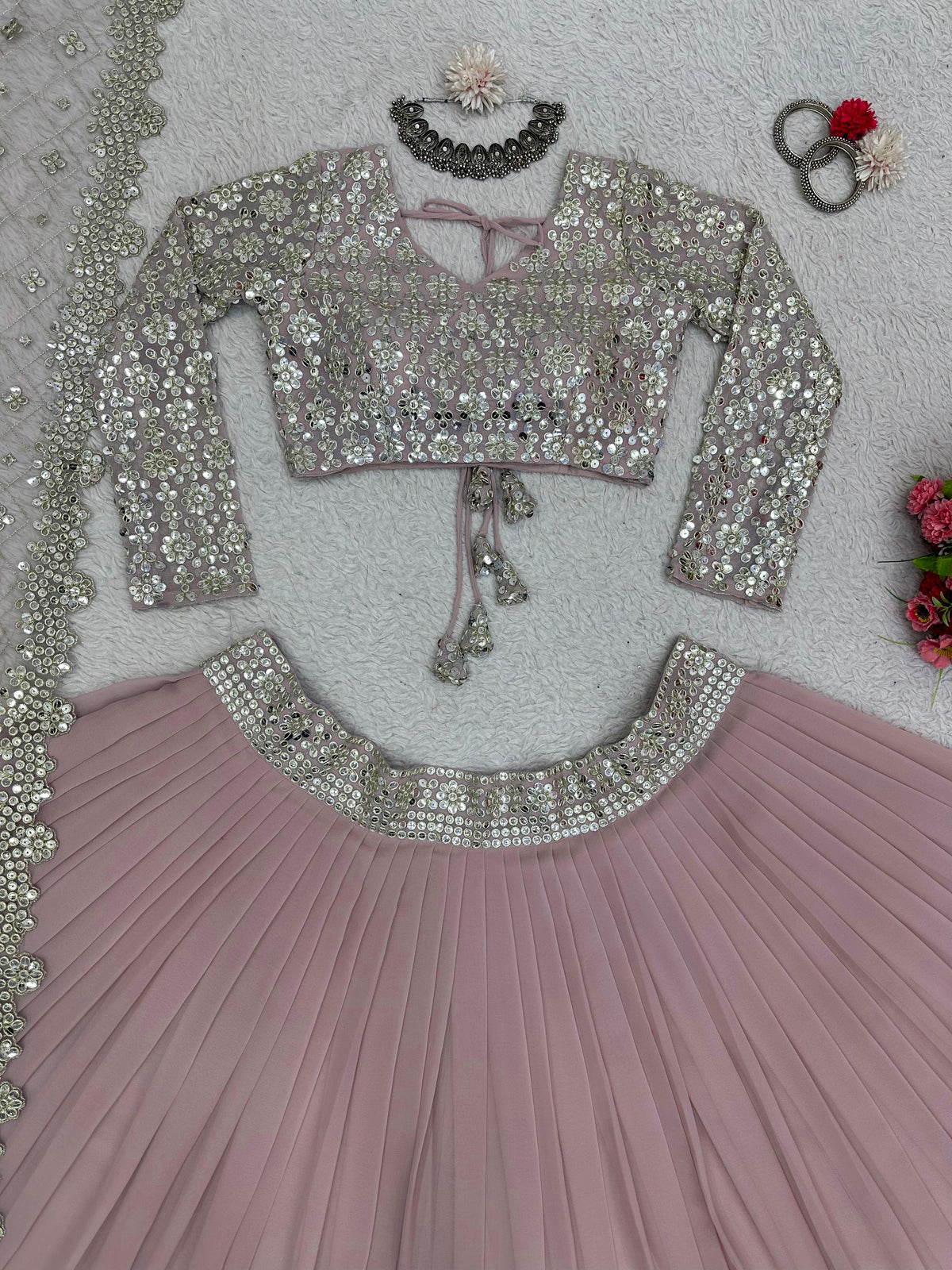 Desiger Georgette Lehenga Choli Online - Joshindia