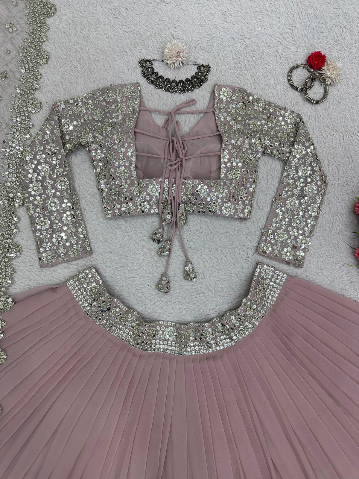 Desiger Georgette Lehenga Choli Online - Joshindia