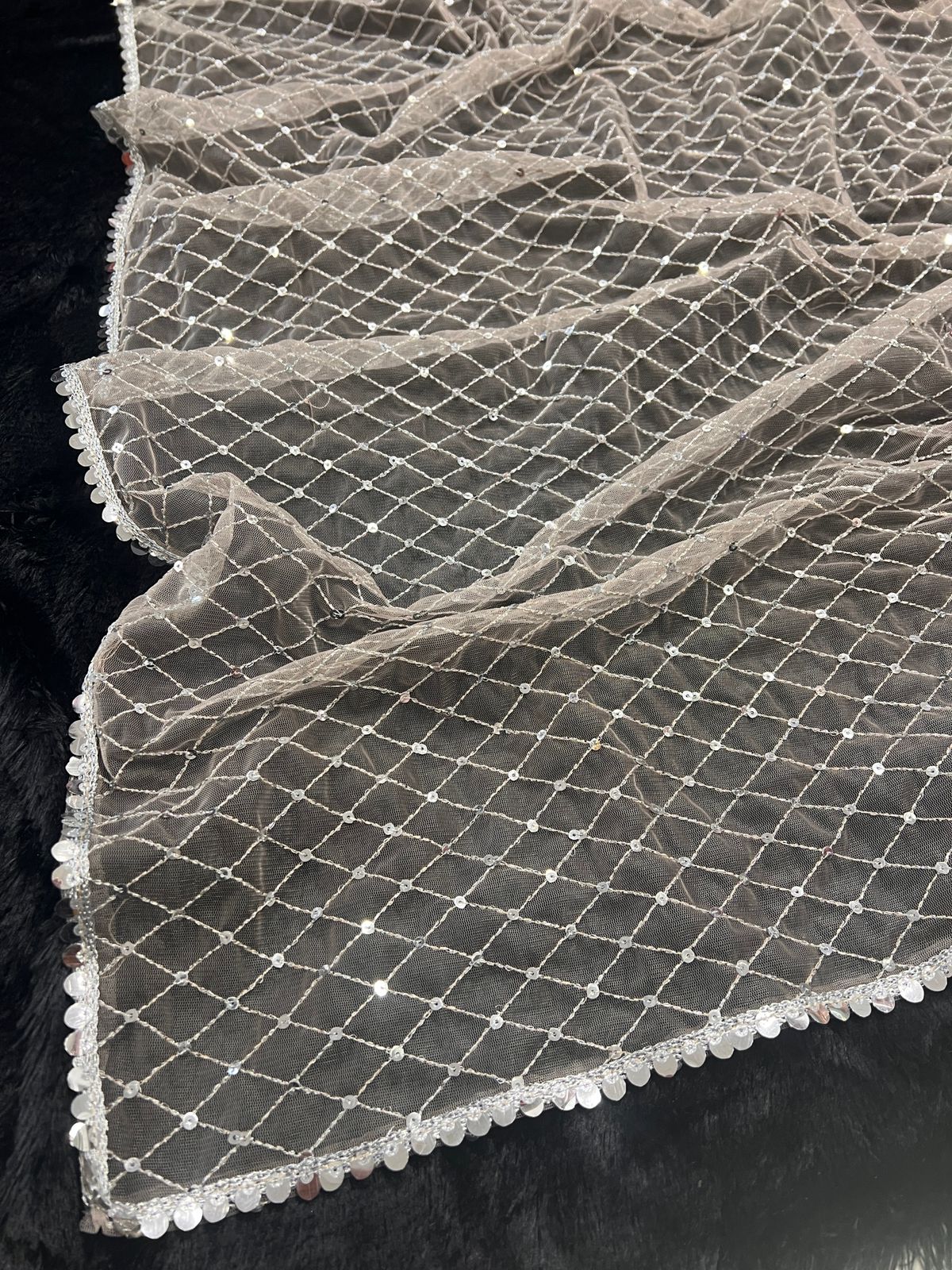Heavy Pure Nylon Butterfly Net saree - Joshindia