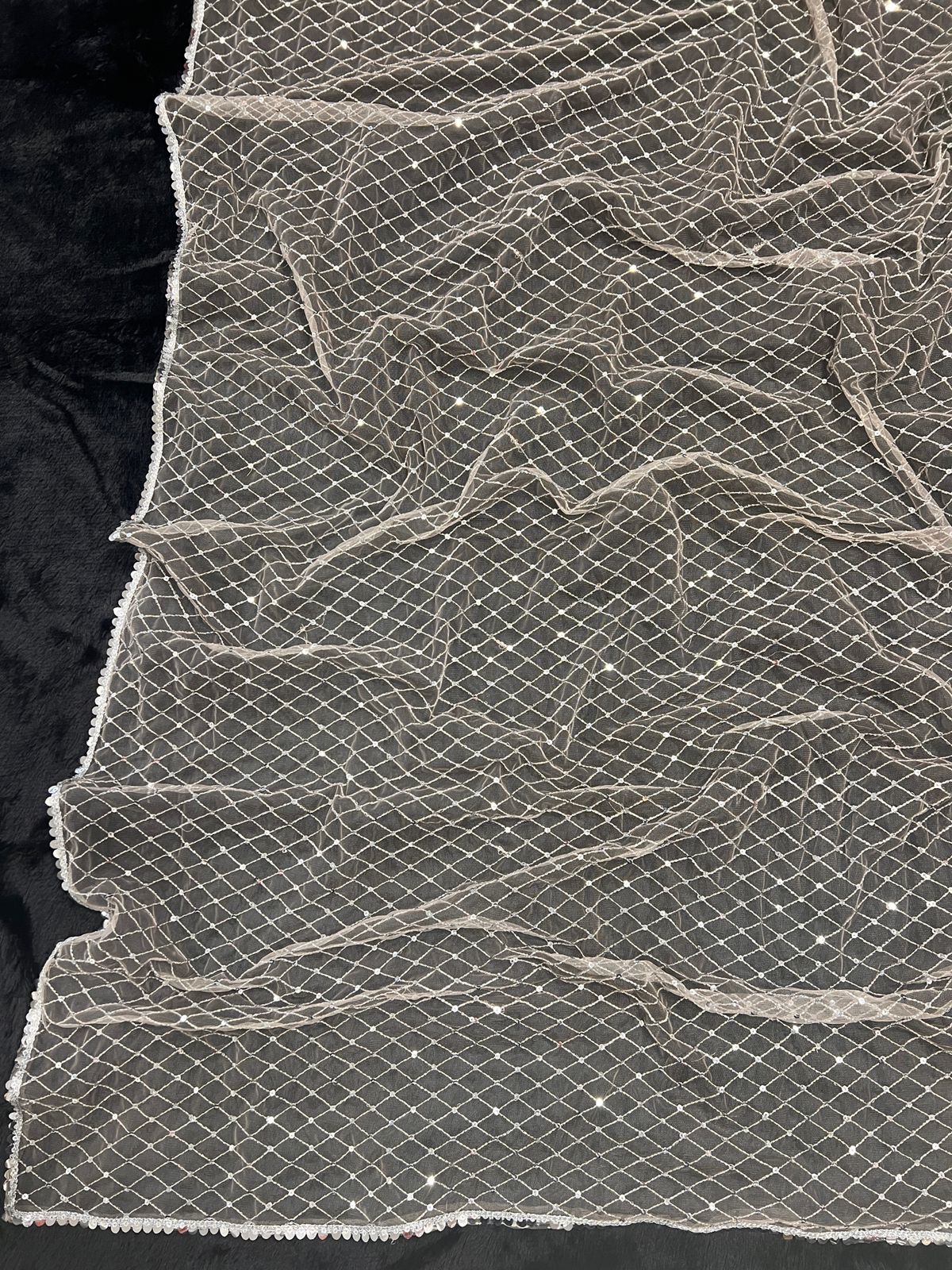 Heavy Pure Nylon Butterfly Net saree - Joshindia