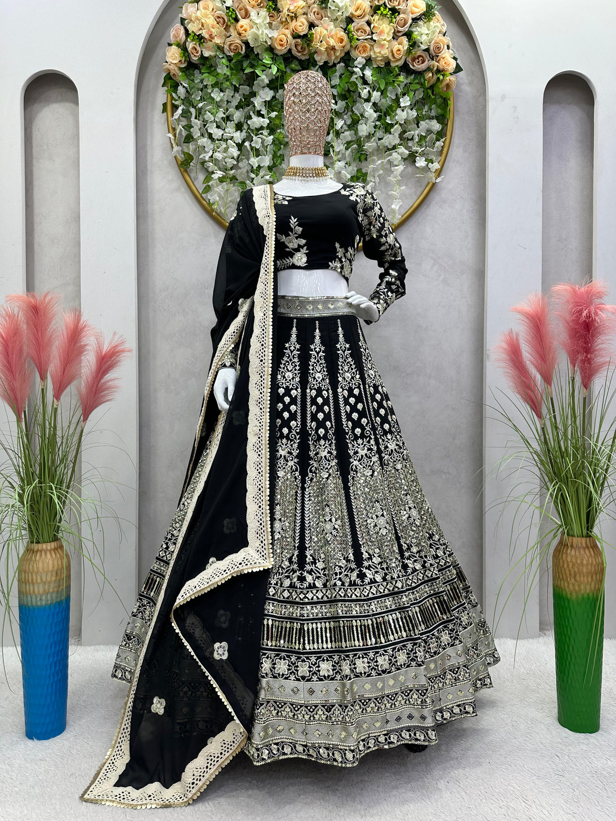 Buy Faux Georgette Lehenga Online Shopping - Joshindia