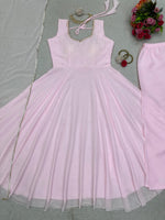 Embrace Grace with Our Baby Pink Suit - Joshindia
