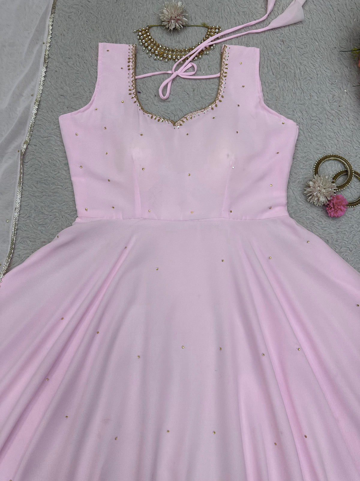 Embrace Grace with Our Baby Pink Suit - Joshindia