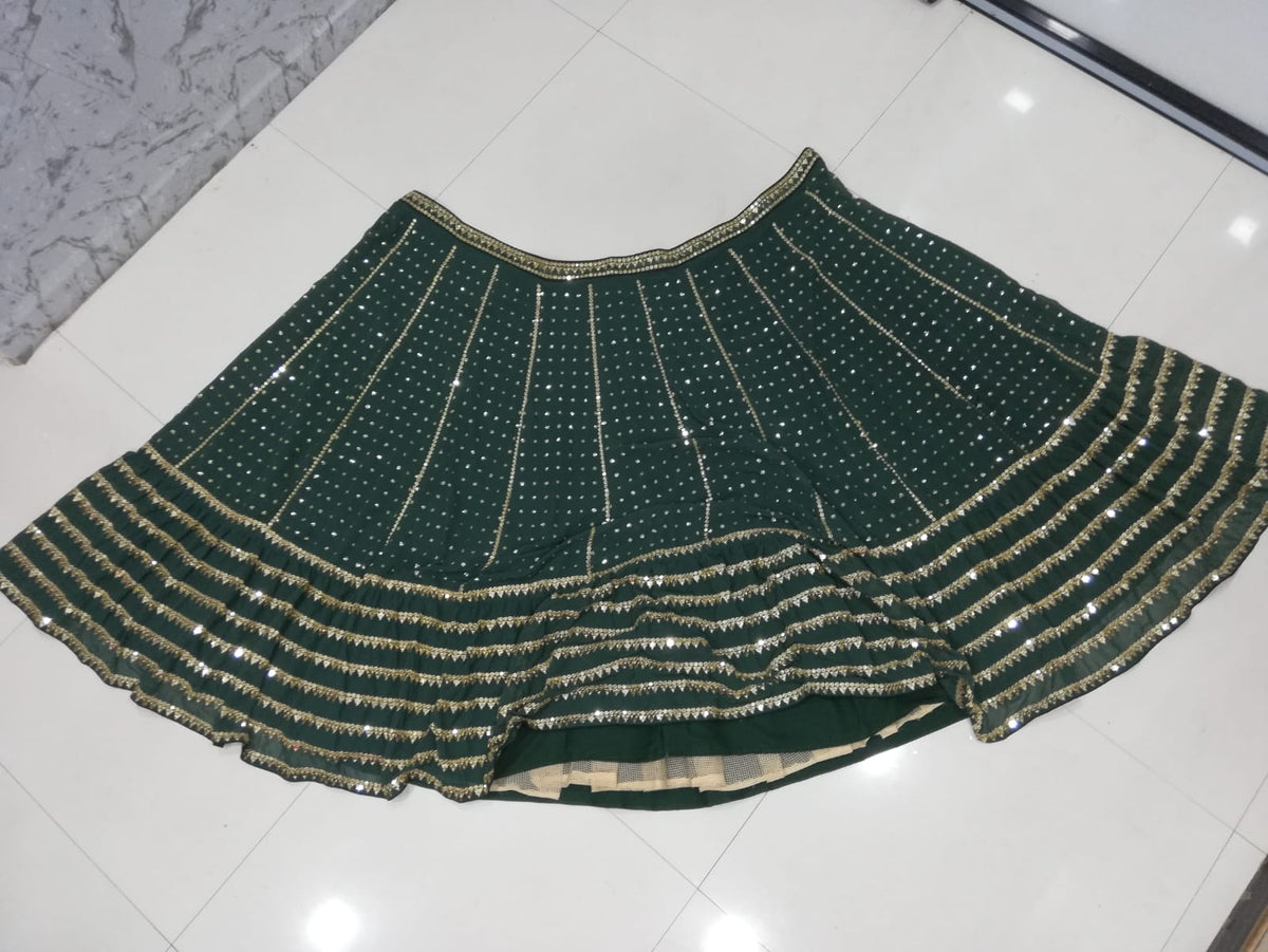 Buy Trendy Green Lehenga Choli Online in India - Joshindia