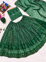 Buy Green Chikankari Lehenga for Women Online - Joshindia
