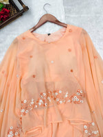 Buy Ethnic Peach Pounch Set For Women Online At Best Prices In India - Joshindia