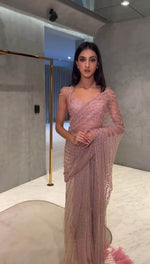 Buy Beautiful Net Party Wear Saree Online At Best Price - Joshindia