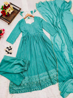 Buy Blue Chikankari Kurtis For Women - Joshindia
