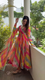 Beautiful Designer Suit On Tabby Silk Women Suit - Joshindia