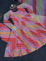 Beautiful Designer Suit On Tabby Silk Women Suit - Joshindia