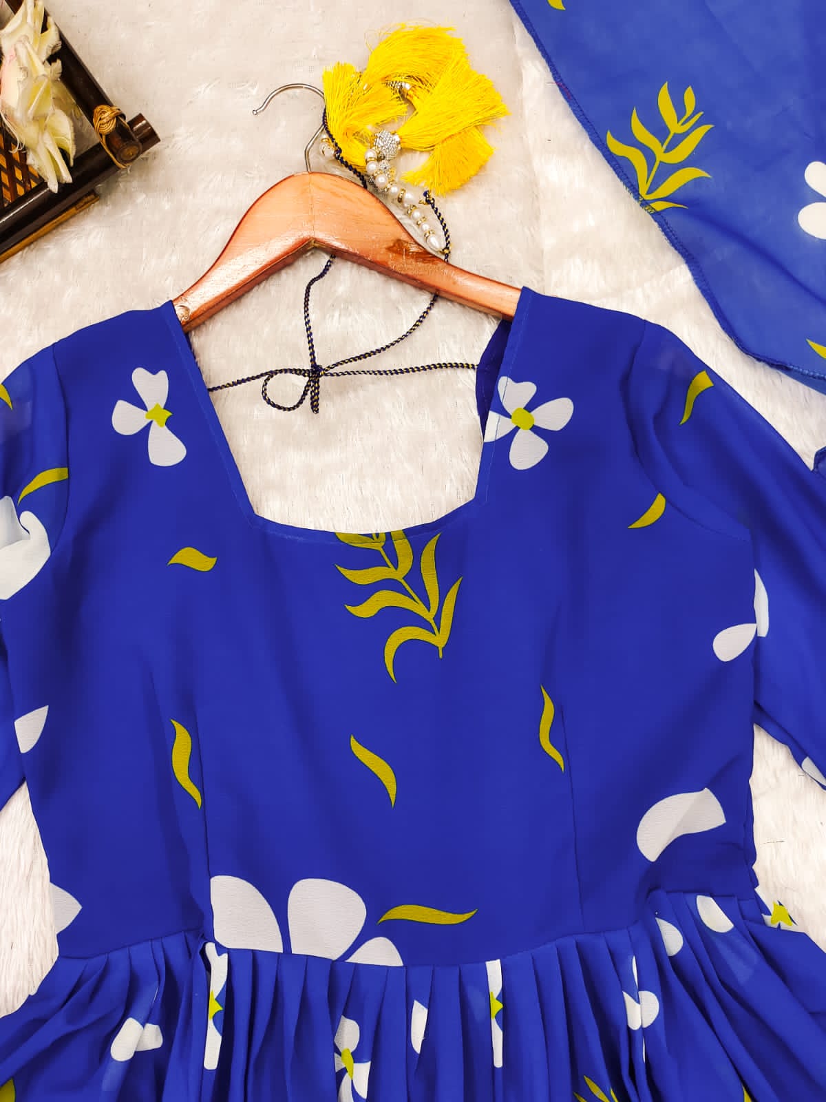 Buy Blue Floral Salwar Suit online in India - Joshindia