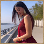 Shop Designer Maroon Sharara Suit Online in India