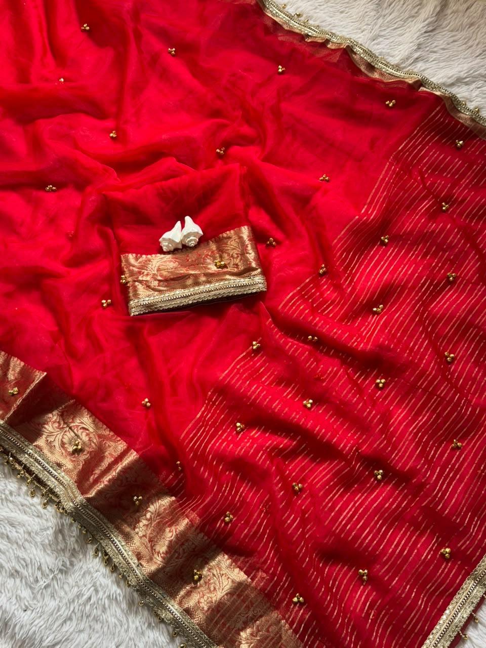 Viral Trending Ghungroo Saree