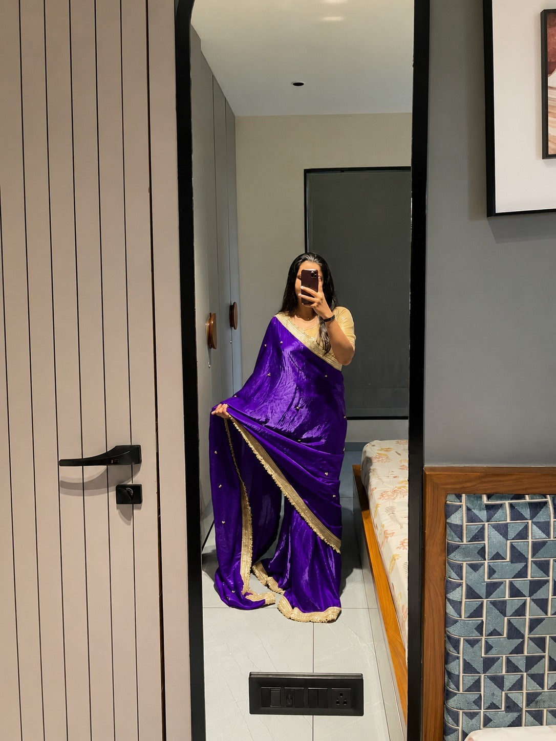 Viral Ghunghroo saree