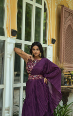 Buy Wine Colour Saree Online At Best Prices - Joshindia