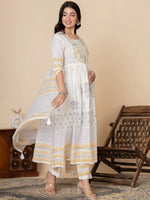Women Ethnic Motifs Printed Anarkali Set