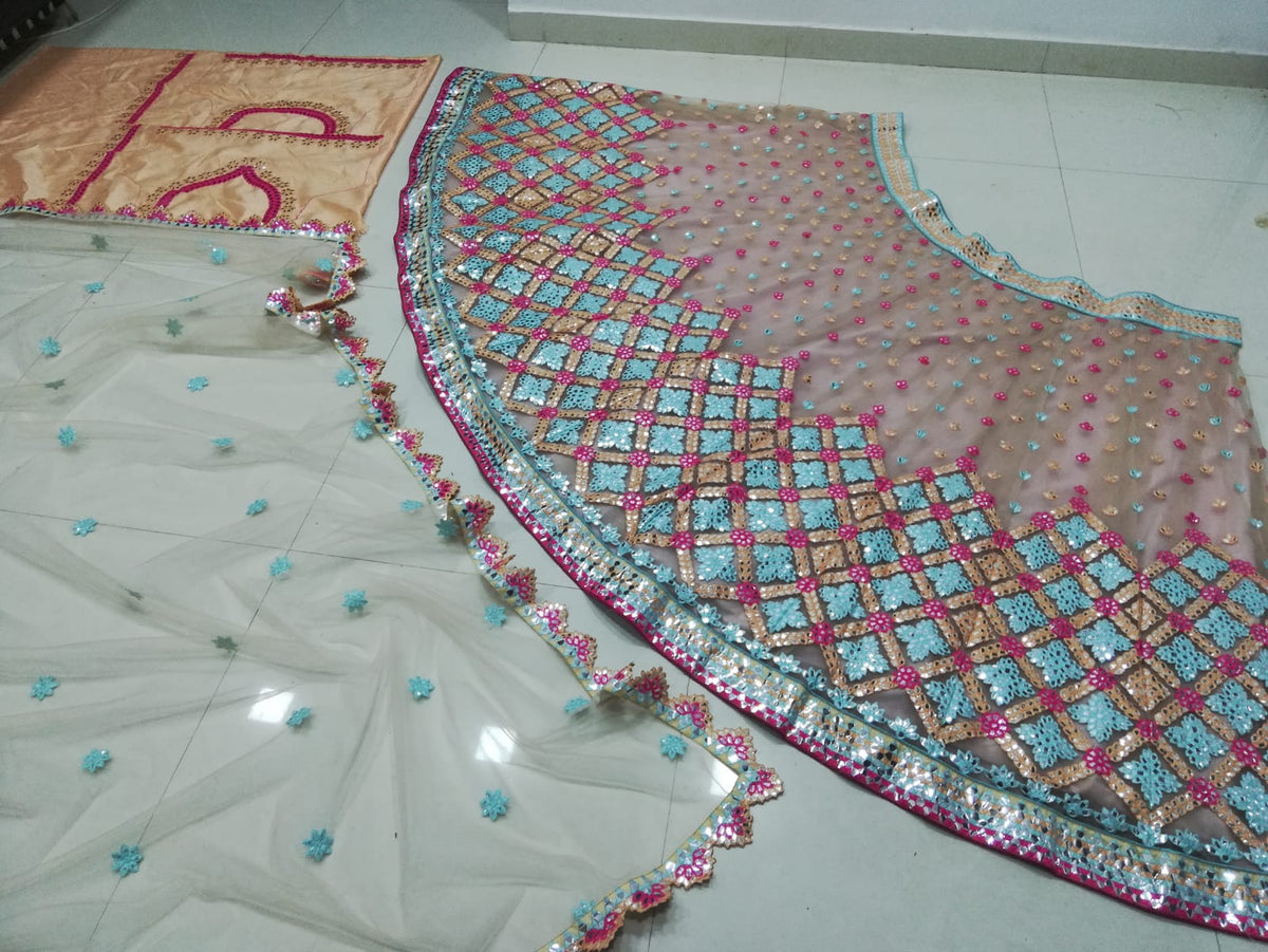 Beautiful Trending Designer Mirror Work Lehenga Choli For Wedding Buy Now - Joshindia