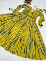 Buy Yellow Colour Gowns Online From Best Designs - Joshindia