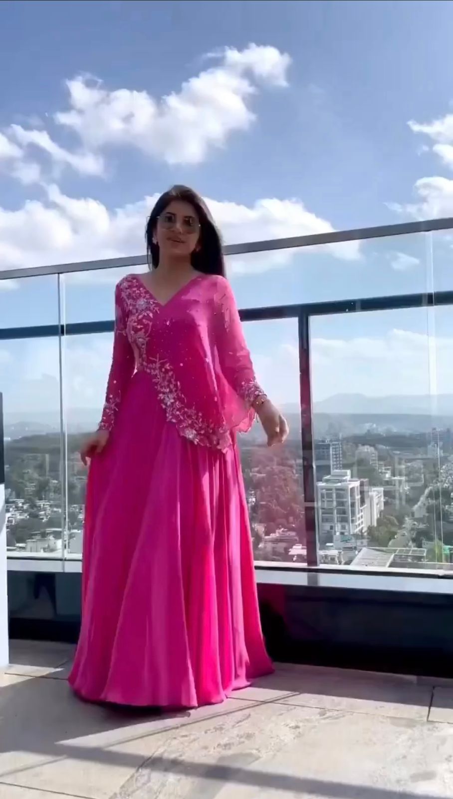 Buy Trendy Pink Gown Online in India - Joshindia