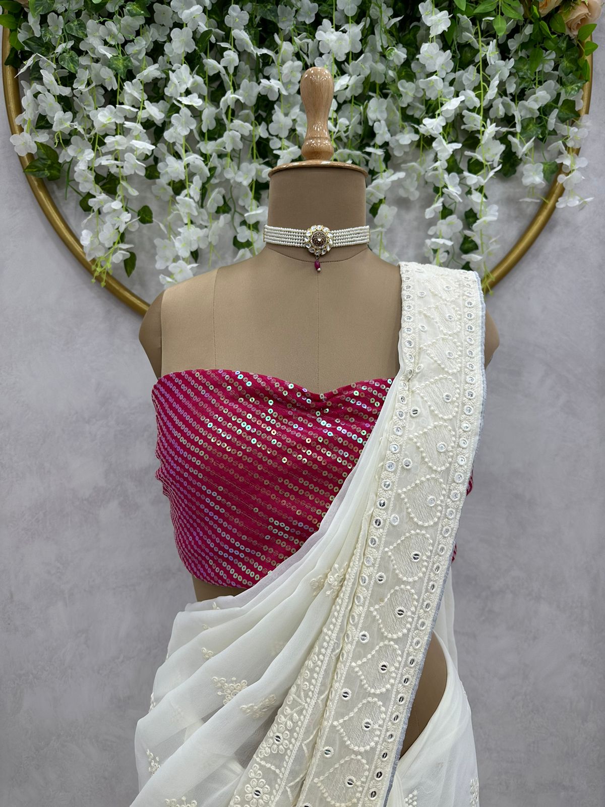 Shop Latest Reception Sarees Online - Joshindia