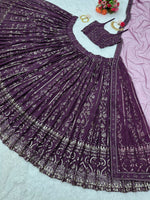 Buy Latest Purple Color Lehenga Choli Online at Best Price - Joshindia