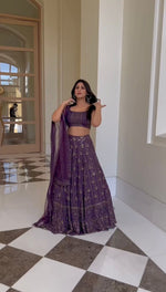 Buy Latest Purple Color Lehenga Choli Online at Best Price - Joshindia