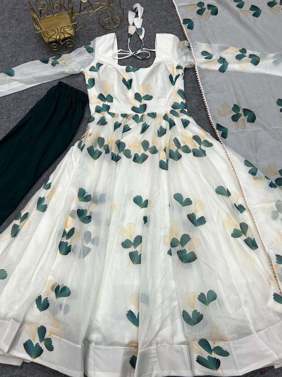 Buy White Anarkali online at Best Prices in India - Joshindia
